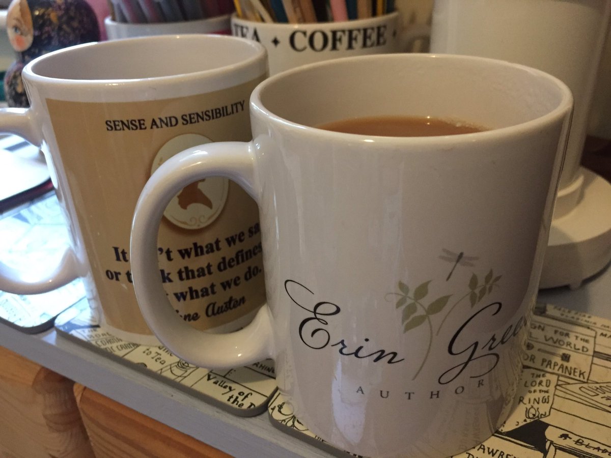 ErinGreenAuthor's tweet photo. Time to write ... #AmWriting #WritingCommunity #AuthorLife #IHaveTea https://t.co/3U8s4VvD39