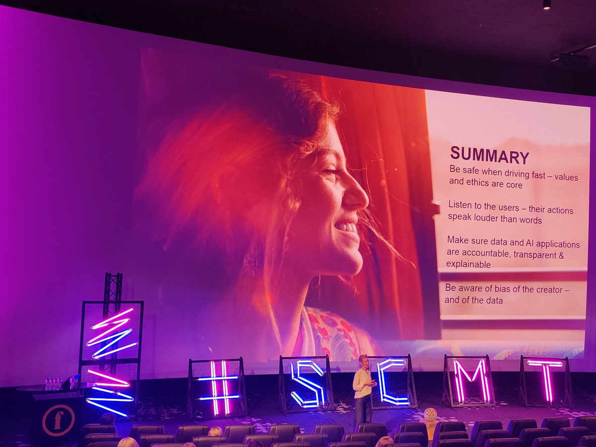 MindTrek_'s tweet photo. Ethics are in the heart of #AI development @elinallison78 @TeliaCompany #smartmindtrek #tscw2020 https://t.co/kngI1SyAbn