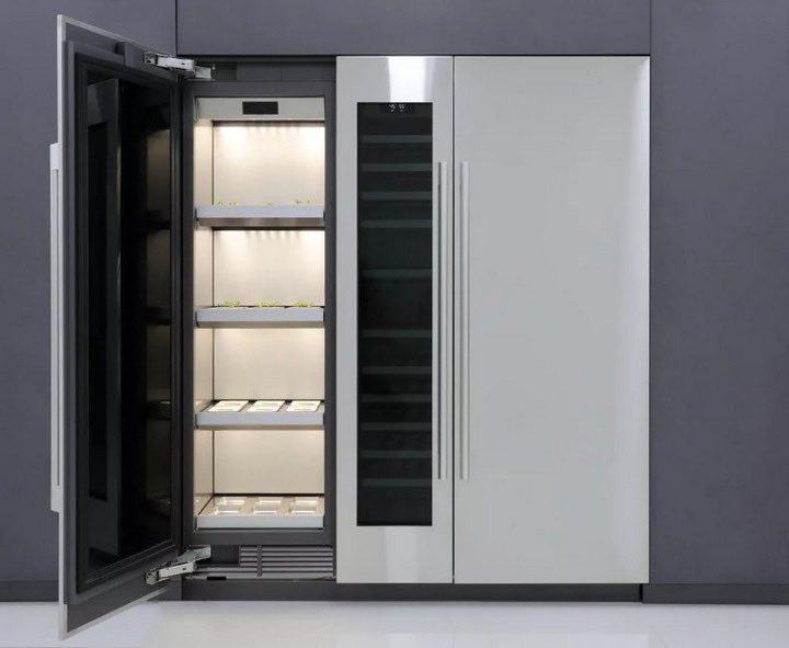 Bring the garden into the kitchen with intelligent appliances - read more here: qudausliving.co.uk/intelligent-ap… #herbfridge #kitchendesign #kitchenideas #innovation