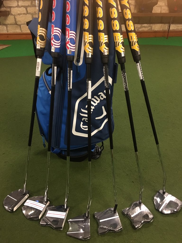 woodsomeproshop's tweet photo. New Odyssey 2020 range just landed upstairs in the ‘DEN’ come along and try them upstairs in the warmth and we will even get the kettle on for you😋 #newproducts #2020range #holemoreputts #stability #yorkshiregolf https://t.co/7thGFYrqbk