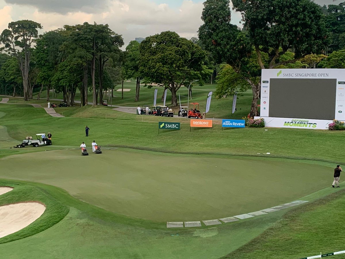 JacobsenTurf's tweet photo. Creating great conditions for play at the recent SMBC @Singapore Open Golf at Serapong Course, @Sentosa Golf Club.
#Jacobsen #JacobsenPerformance #BuiltForYourSuccess https://t.co/CP1JbWZ8y2