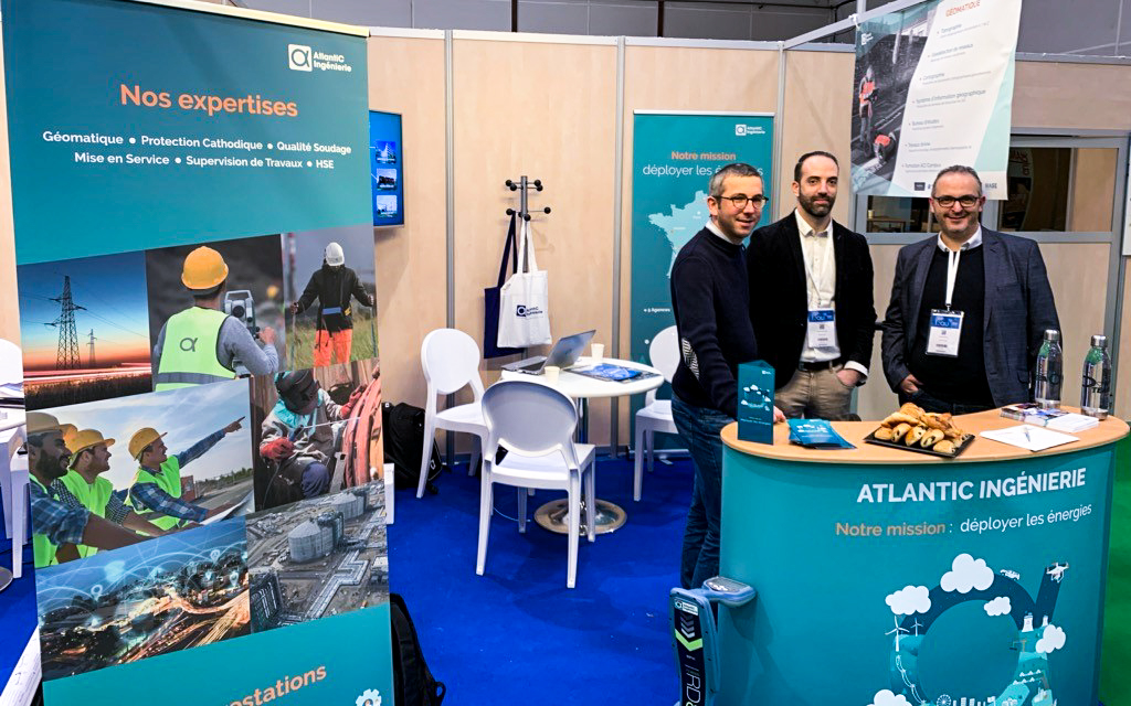 AtlantiCing's tweet photo. #ACInews | Rencontrons-nous au Carrefour des Gestions Locales de l’Eau à Rennes !💧
📍 Rdv au Hall 4 Stand 374
👉 Découvrez nos activités Protection Cathodique et Géomatique ! 
#CGLE #CGLE2020 #Rennes #RennesMétropole #Salon #TeamACI #Détection  #Géomatique #ProtectionCathodique https://t.co/54eDorQKYb