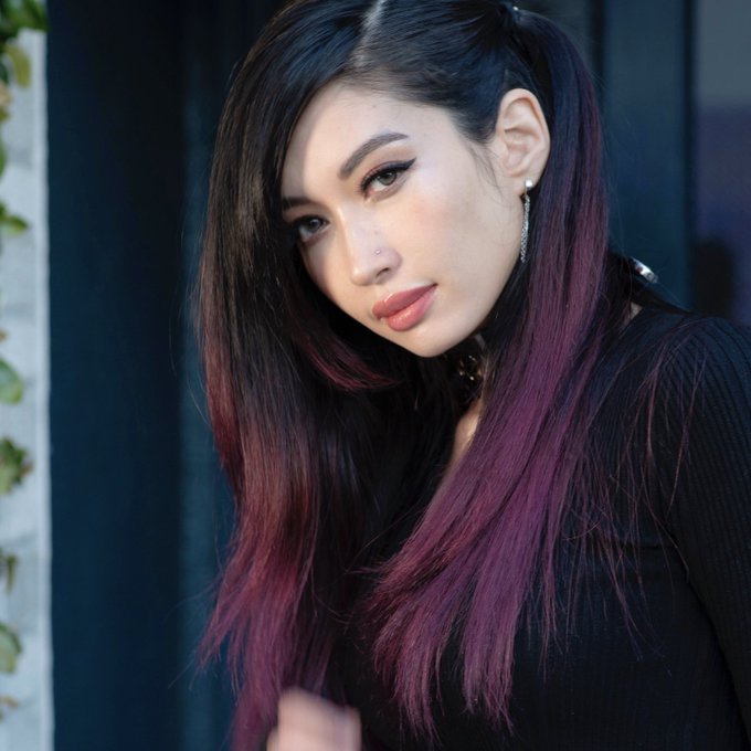 I&rsquo;m completely in love with my new hair color 💜❤️ I mixed @oVertoneColor Extreme Purple + Extreme Red<a href="/tag/anime"class="tags"><span>#anime</span></a><a href="/tag/game"class="tags"><span>#game</span></a><a href="/tag/jpop"class="tags"><span>#jpop</span></a><a href="/tag/gamemusic"class="tags"><span>#gamemusic</span></a>
