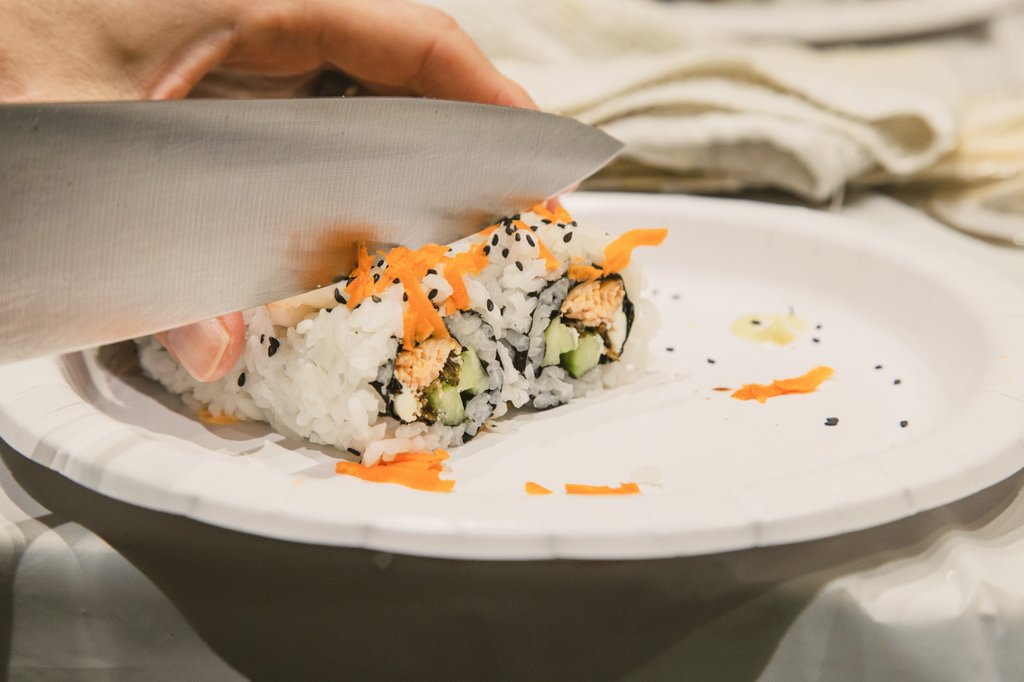shauntoray's tweet photo. Gotta love sushi https://t.co/G0ihsfSsOk