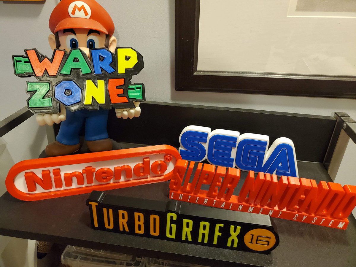 New logo signs available soon on warpzonegames.ca #Sega #Turbografx16 #nes #snes