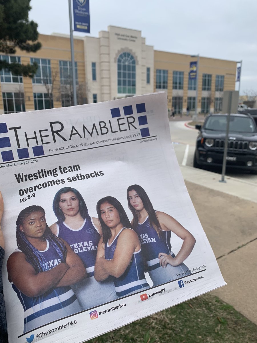 thelaterrawair's tweet photo. Pick up the latest issue of the Rambler to see what’s going on around campus!!!! #ramsup https://t.co/60ul3oSyC8