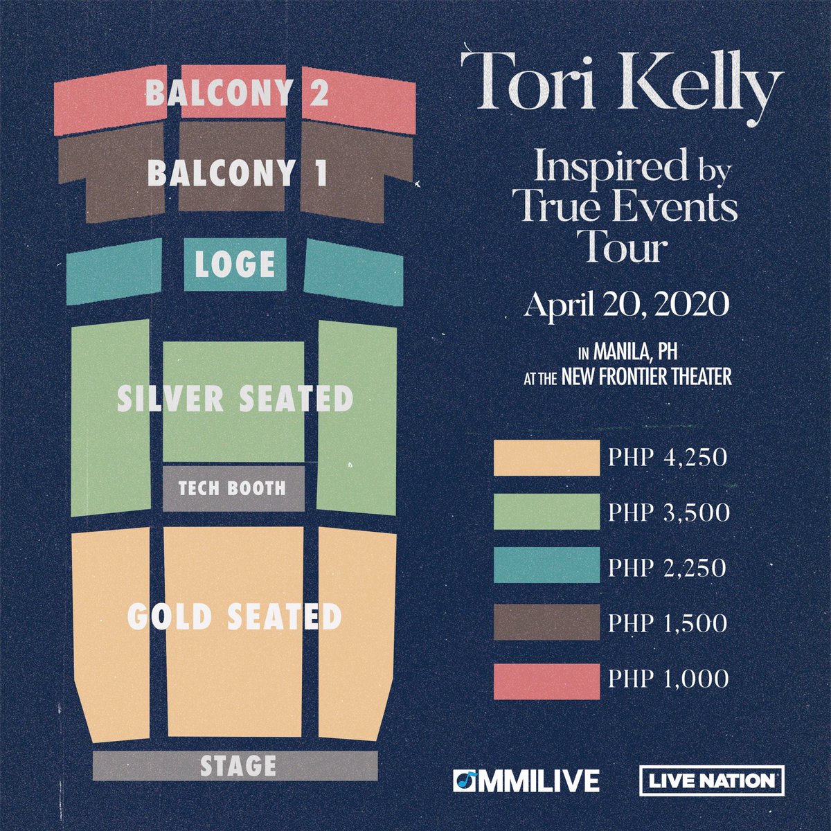 Allinanutshelll's tweet photo. Tickets for #ToriKellyMNL are on sale now via https://t.co/VU6C8P7AfG and ticket outlets

Brought to you by @mmilive @LiveNation 

#InspiredByTrueEventsTourPH #MMILIVE2020 https://t.co/sGyd522Cxp