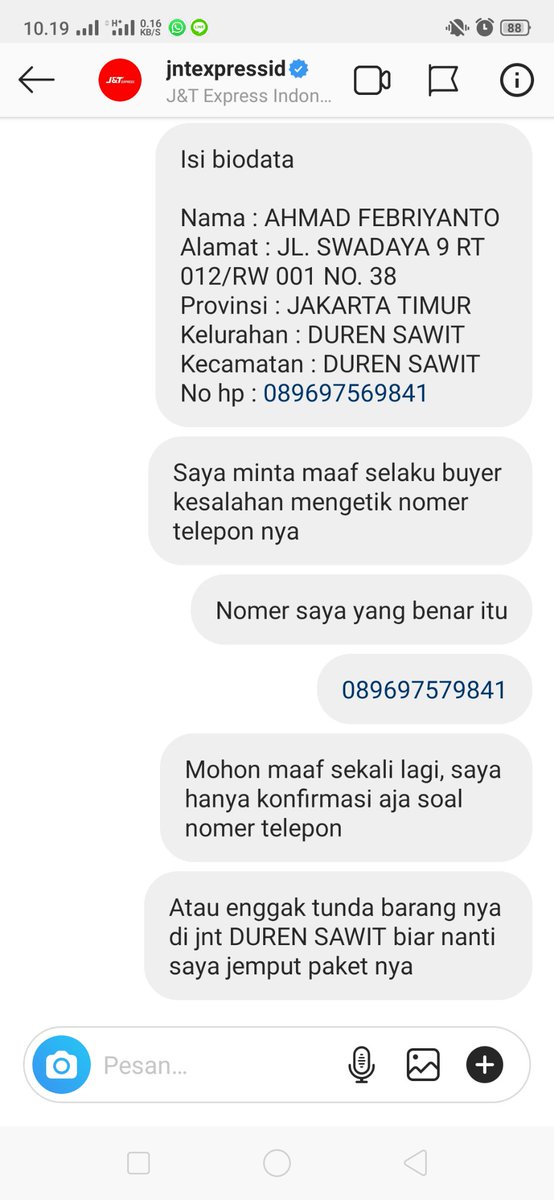 Masspeeb's tweet photo. @jntexpressid cek dm instagram saya https://t.co/sx2lmgK4Dq