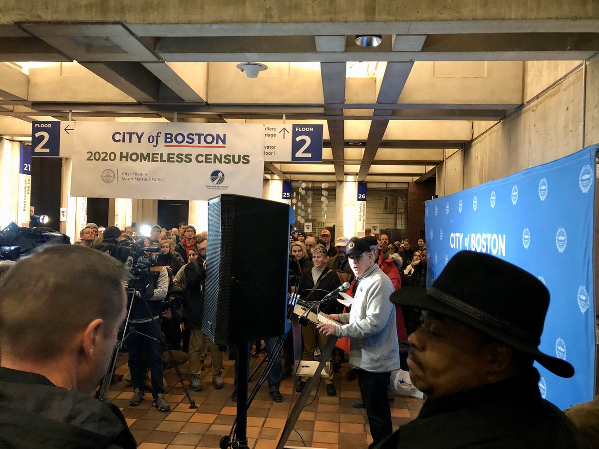 SEBVONS's tweet photo. Mayor @marty_walsh kicking off @CityofBoston’s 40th #HomelessCensus tonight at City Hall. We are hitting every single neighborhood in #Boston to offer shelter and services to those in need! #EveryoneCounts #BostonsWayHome https://t.co/lwNjiCVBZm