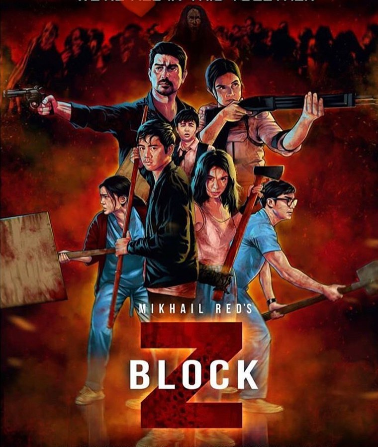 Mikhail Red on X: #BlockZ classic painted poster! A zombie movie