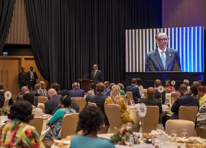 AfricaRepublic's tweet photo. President Kagame remarks during the annual Diplomats’ Luncheon | Kigali, 29 January 2020
Africa must make wise foreign investments and trade with dignity.
“We don’t play those games of setting fire to other people’s homes. 
#Rwanda https://t.co/kqdEelz2k3