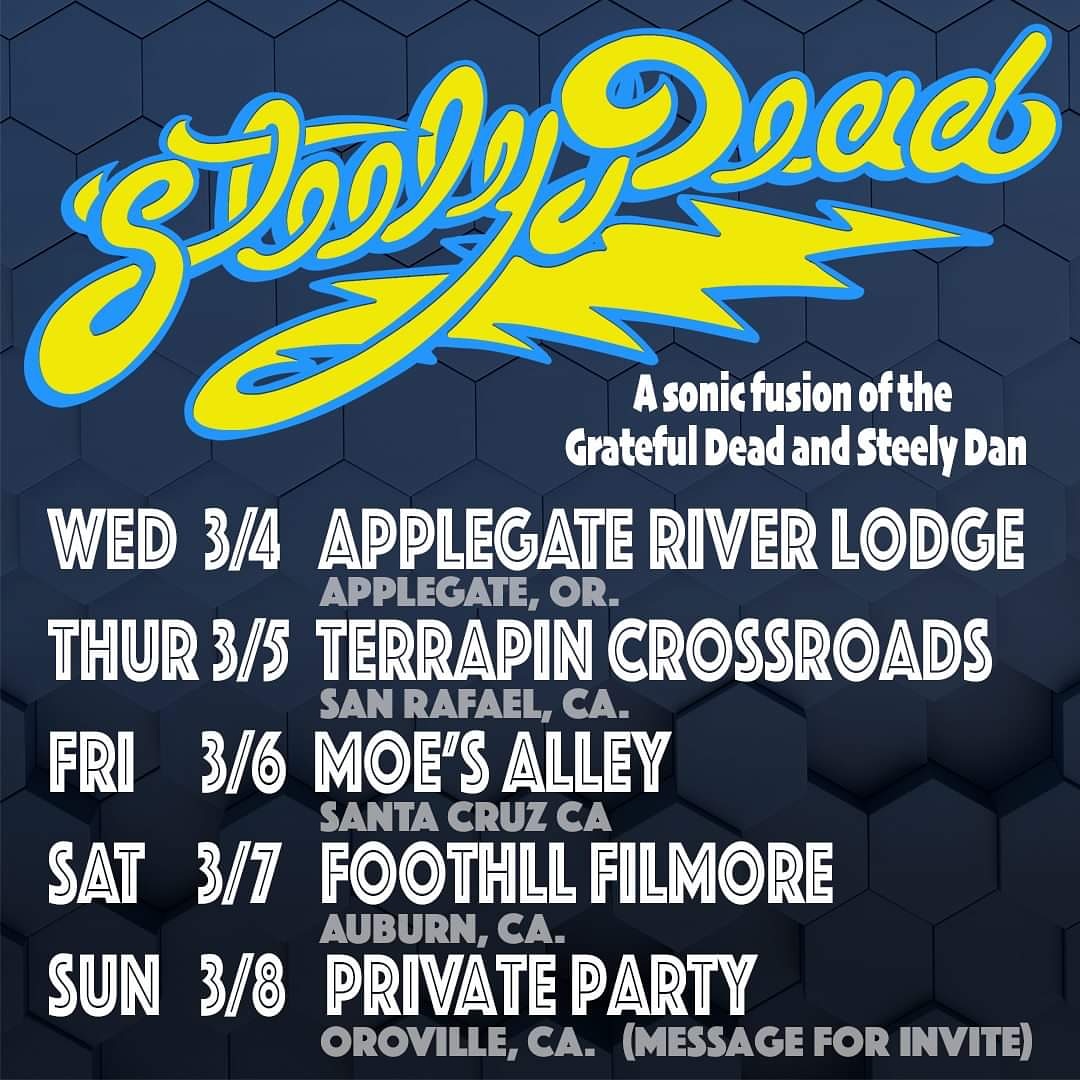 Heading NW. steelydead.com/shows/