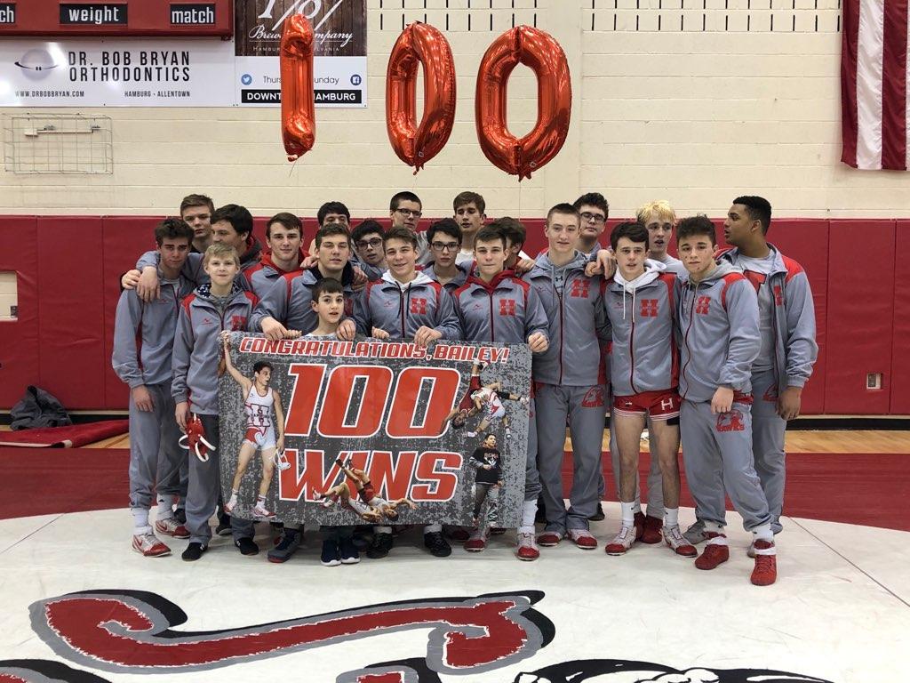 Raising the Jolly Roger ☠️
tonight on Hawk Hill as 🔴⚪🤼‍♂️ advances to <a href="/piaadistrict3/">PIAA District III</a> final 330pm Saturday @ Milton Hershey...2nd pull ☠️ for <a href="/bailey_gimbor/">Bailey Gimbor</a> earning 100th win! Gritty effort across the lineup! #TEAM  <a href="/HamburgHooliga1/">Hamburg Hooligans</a> <a href="/BerksGameDay/">Berks Game Day</a> <a href="/BCIAASports/">BCIAASports</a>  ...I see you Bo!