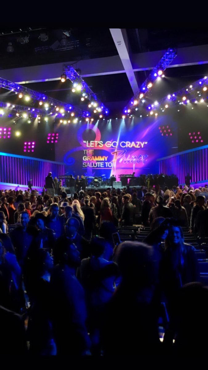 "Let’s Go Crazy: The GRAMMY Salute to Prince" Photo courtesy @tollyc