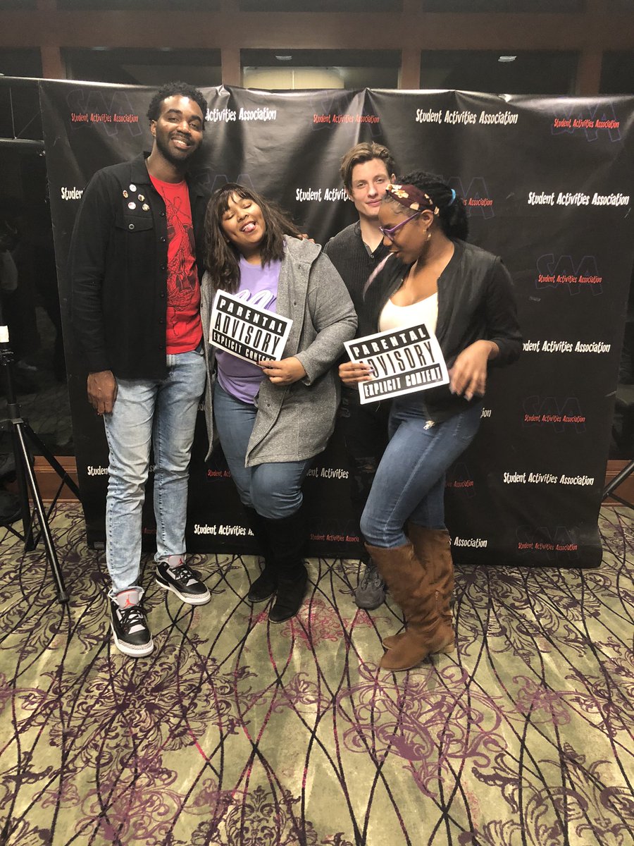carla_deon's tweet photo. @spicykait and I with @mattrife and @Lafayette247 ๐๐ #personalityShots #ReallyJustFails https://t.co/1SjrjJNUrN