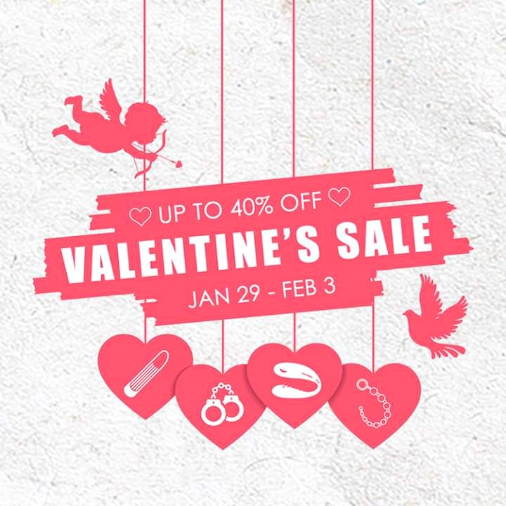 Sinfulish's tweet photo. Starting today you can get 40% off on all your naughty Valentine's Day gifts. https://t.co/JBOPZ8TU0p
.
.
#sinfulish #valentinesday #valetinesday2020 #vday #vday2020 #naughty #sextoys https://t.co/NnTU7WfiYW