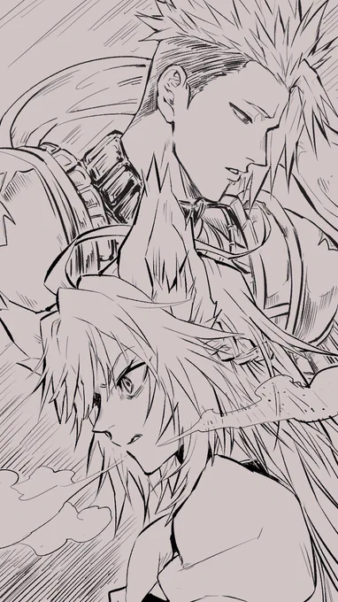 アキレウス描きたいな〜なんて考えてたらちょうど作業BGMでちょうどApocryphaのサントラ流れてきたからさぁ! 