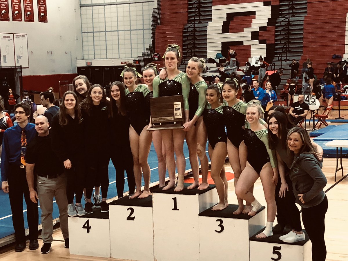 FremdAthletics's tweet photo. Varsity Girls Gymnastics Team are your 2020 Conference Champions!  Katie Vessel was champion on bars, vault and won the all-around.  Way to go ladies!  Next up regionals at Palatine on Wednesday 2/5. https://t.co/HKCDq0GIbj