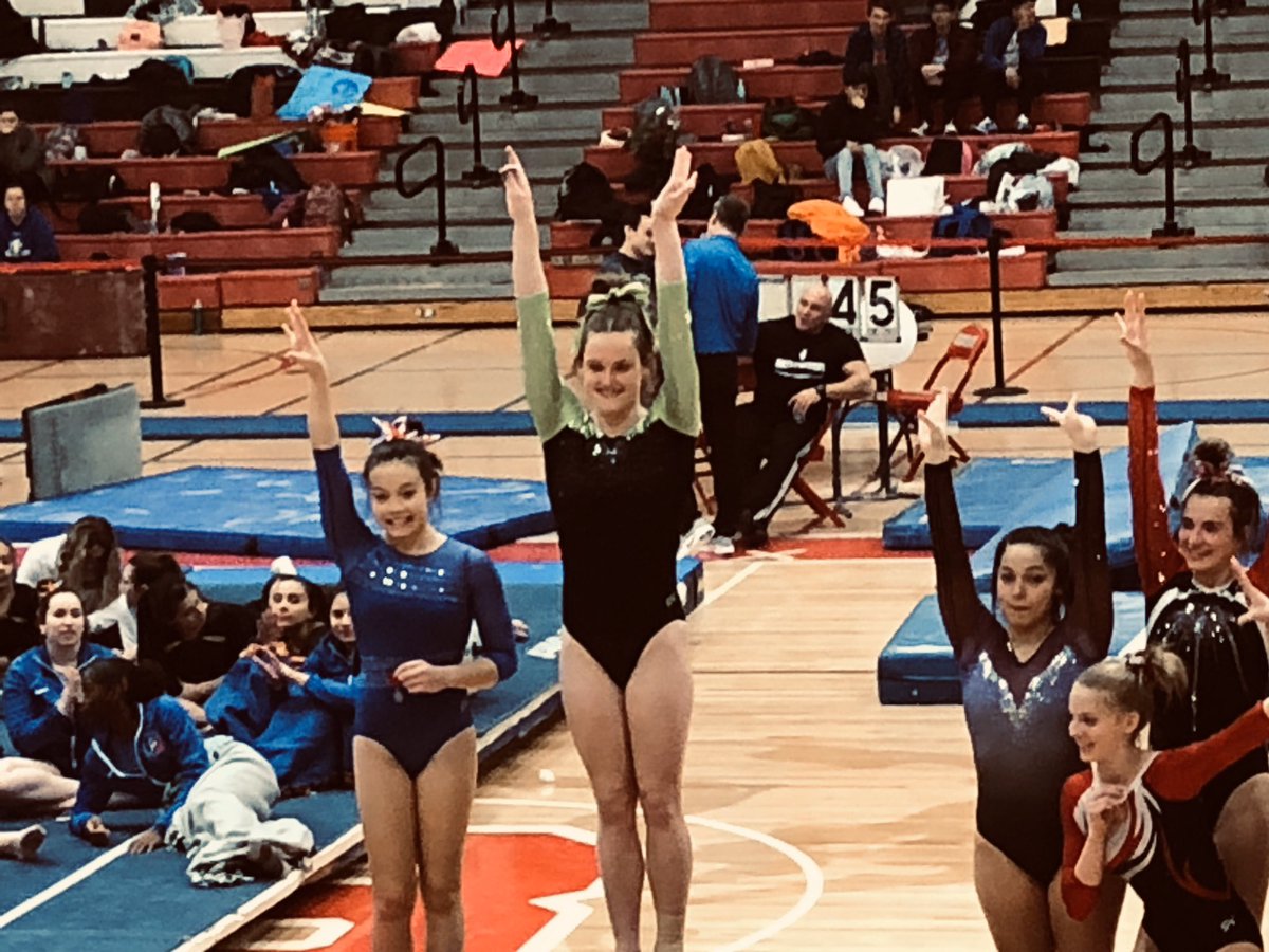 FremdAthletics's tweet photo. Varsity Girls Gymnastics Team are your 2020 Conference Champions!  Katie Vessel was champion on bars, vault and won the all-around.  Way to go ladies!  Next up regionals at Palatine on Wednesday 2/5. https://t.co/HKCDq0GIbj