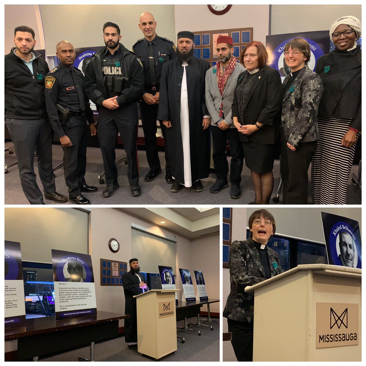 ChiefNish's tweet photo. 3 yrs since the QC Mosque tragedy & the loss of 6 innocent lives, 19 others injured & the subsequent loss of a 1st responder. #RememberJanuary29 #Jemesouviens29j
@citymississauga memorial tonight w/ @ahmadattiaTweet @PRP1796 @PeelPolice #AgainstHate
#SaferCommunityTogether https://t.co/i9ribSrl7Y