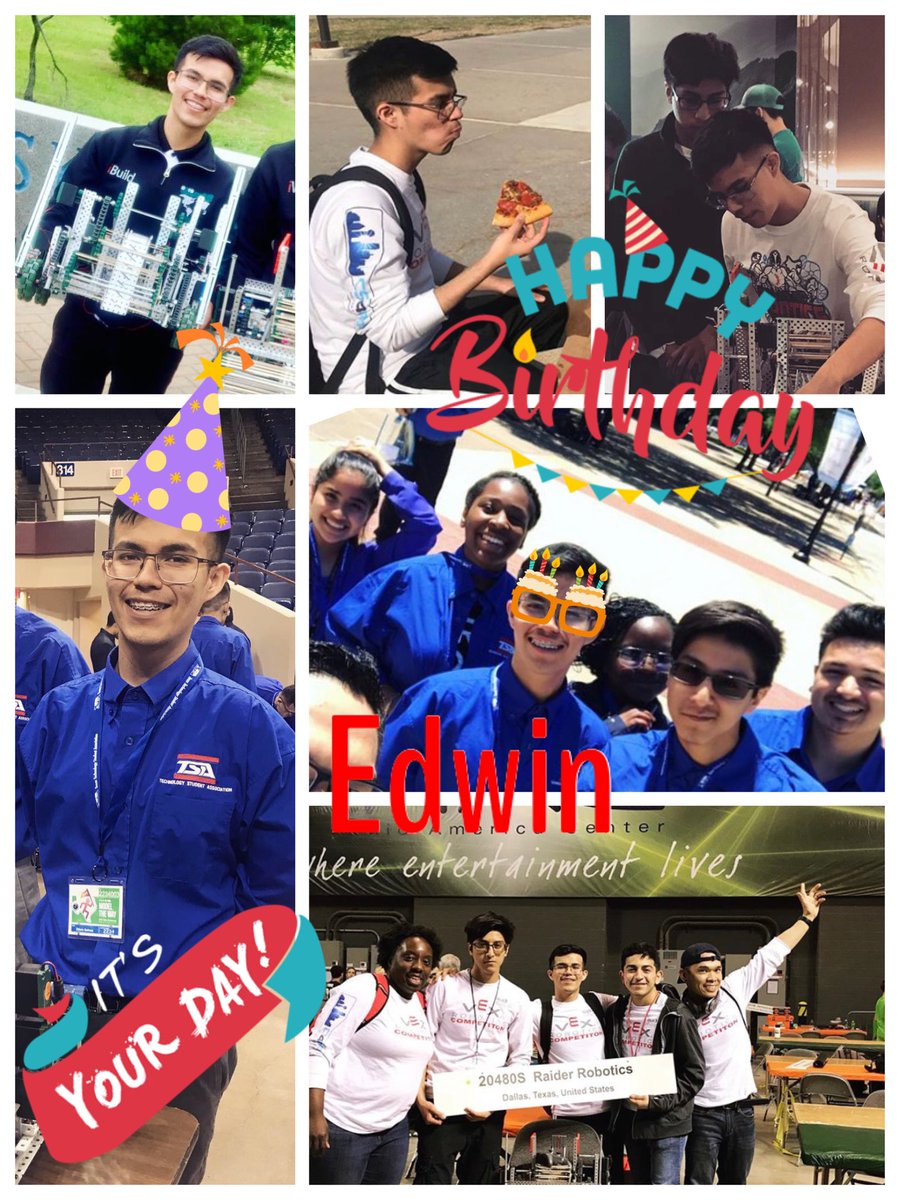 Before the day end here in twitterlandia, we’re greeting our amazing Engineer and VP of Skyline’s Int’l Robotics Honor Society Chapter - @Salinased2 #happiestbirthday
