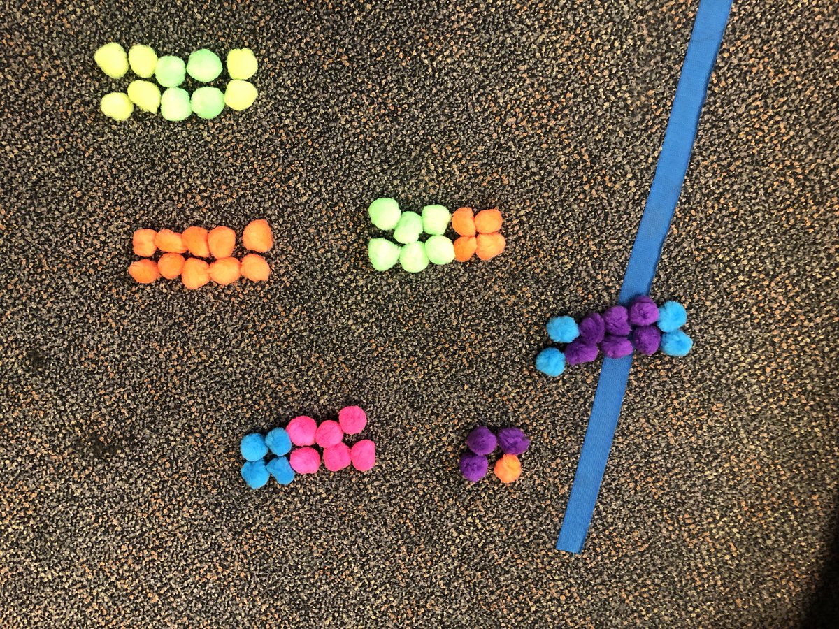 KellyBiller's tweet photo. Love watching these kiddos organize their counting collections in efficient ways! Their number sense and mathematical thinking is getting stronger and stronger! 👏🏼 @fisler_school #countingcollections #cgimath https://t.co/ZtOq9FzzSb