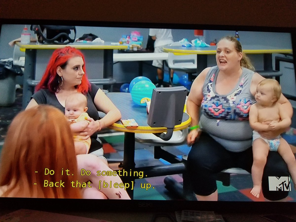 ImpracticalPoll's tweet image. Lol ok stephanie. So trashy

#teenmomyoungandPregnant
#mtv #YoungAndPregnant