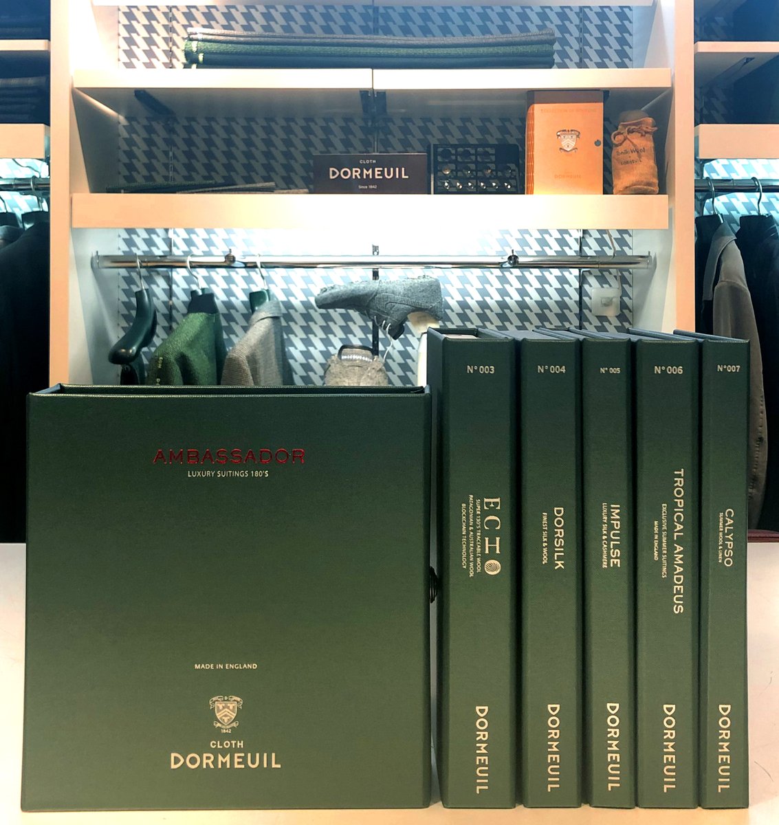 dormeuiljapon's tweet photo. 2020SSの新作バンチが入荷しました!
#DORMEUILJAPON
#Ambassador
#ECHO
#DORSILK
#IMPULSE
#TROPICALAMADEUS
#CALYPSO
ドーメル 青山店
東京都港区南青山1-1-1 新青山ビル西館1階
Tel/Fax:03-3470-0251 https://t.co/HVypUgLc1S