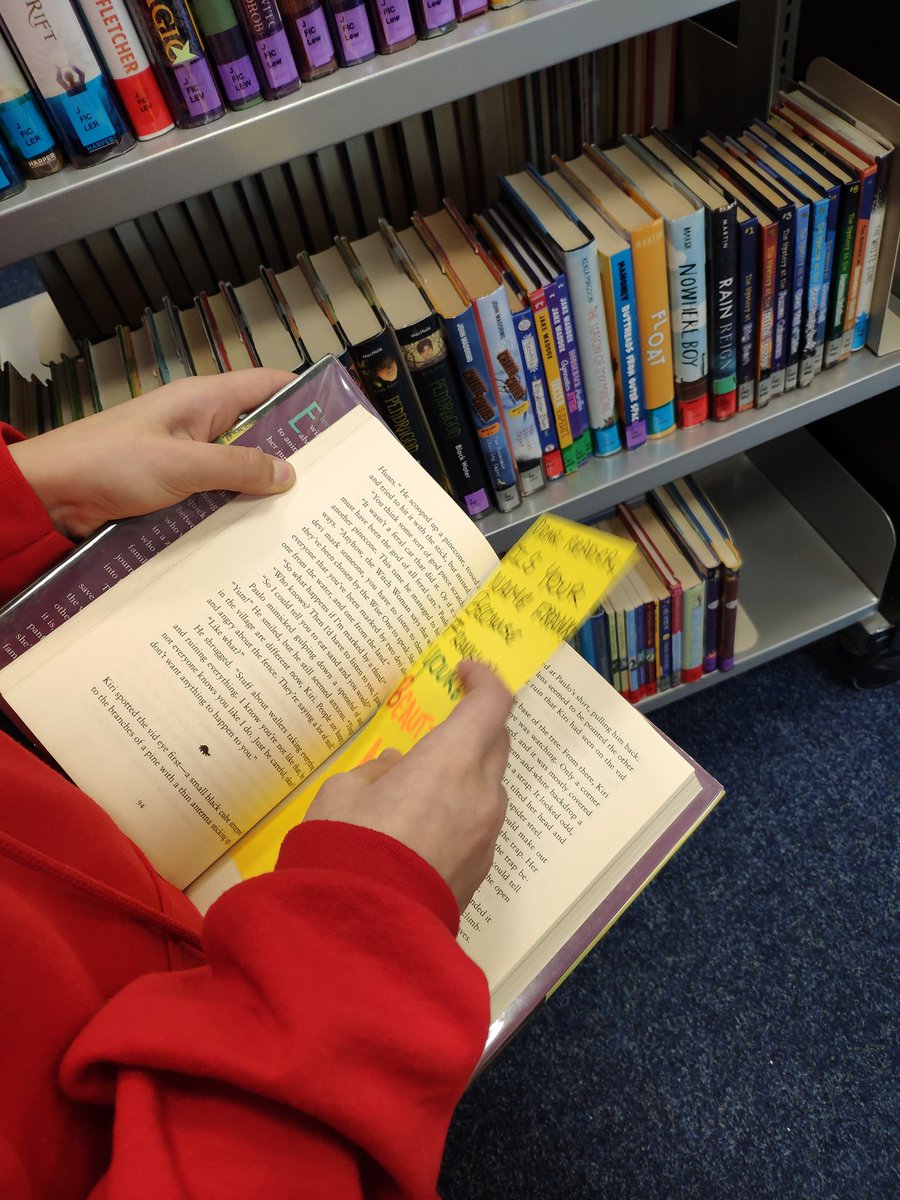 reinhardt1026's tweet photo. "An Act of Kindness can change the world" said one of my Ss. My G5s wrote words of kindness and little messages and decided to put their messages in the library books. #messageinabook #PYP #PYPG5 #AISBucharest https://t.co/5GXnh6HjVe