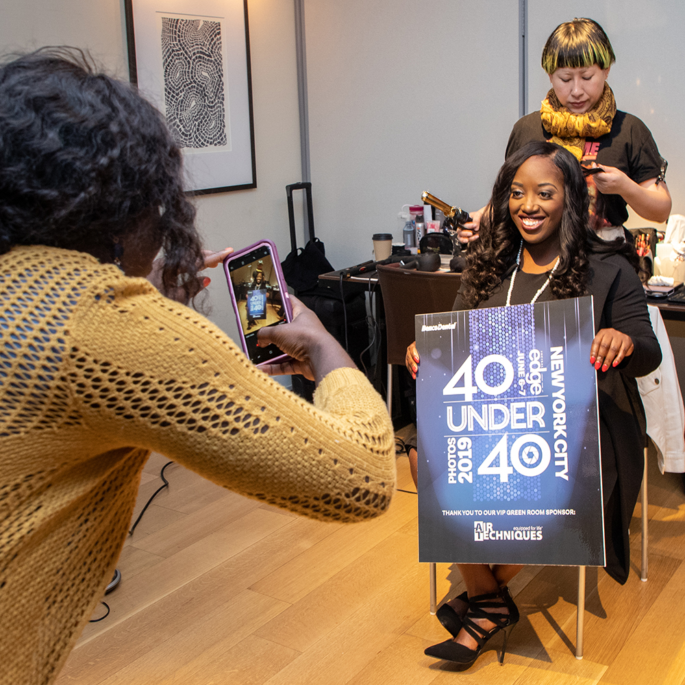 theincisaledge's tweet photo. #tbt to a June 2019 #IE40Under40 photo session in NYC. Dr. Kajuana Farrey traveled from  Georgia for her closeup. Nominate yourself or a colleague in a General Dentist or Specialist category for the 10th annual before 02.03.19. Visit: https://t.co/tr5sbqDlic https://t.co/8AASP1oi5z