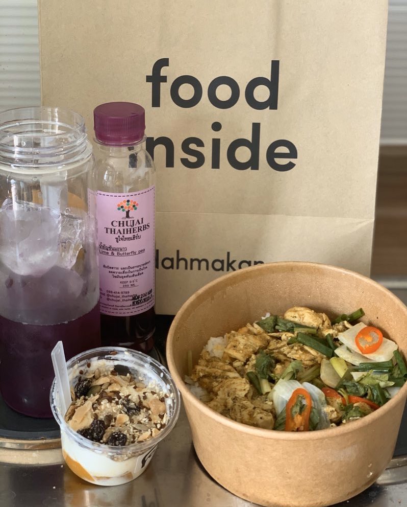 ตอบโจทย์มากสำหรับอาหารกลางวันแบบคนไม่อยากออกจากบ้านอย่างเราข้าว น้ำ ของหวาน อาหารว่าง มีครบที่ @dahmakanTH ราคาคือไม่แพงแถมแบบอร่อยมาก คุ้มราคา ช่วงนี้เราลดความอ้วนคือมีอาหารคลีนขายอีกสั่งครั้งแรกมีส่วนลดให้ด้วยนะเพียงใส่code FIN30 (รับส่วนลด 30% สำหรับผู้ใช้ใหม่) คุ้มมาก