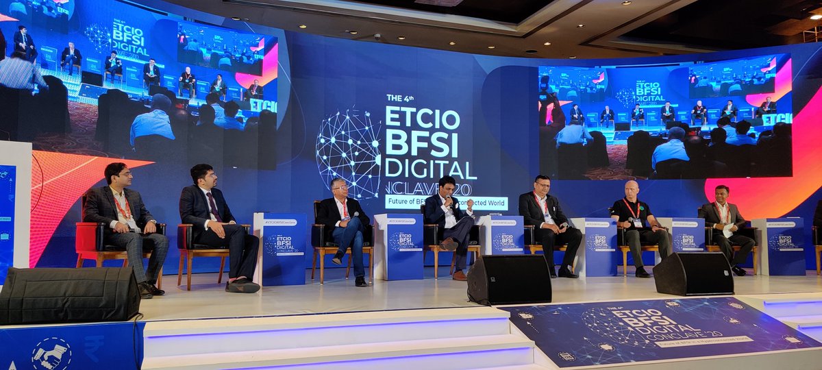 Panel Discussion kicks off on 'Future of BFSI in a Hyper connected world' #etciobfsiconclave