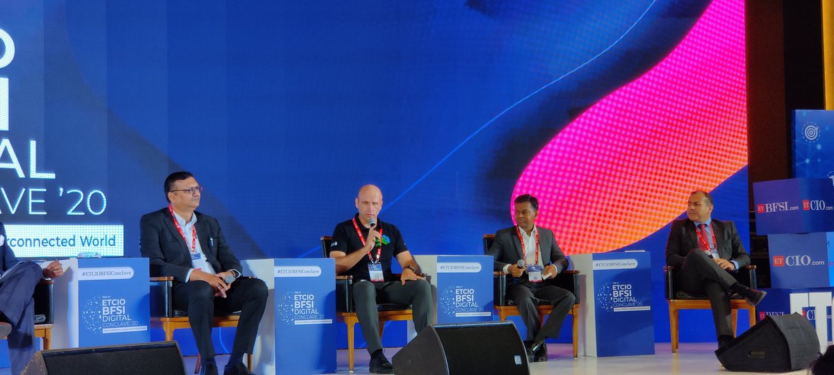 'Connected 40,000 developers to harness open banking networks, developed and explored use cases and going beyond imagination' says Sebastian Wedenwiski, CIO - Tech Strategy at <a href="/StanChart/">Standard Chartered</a> #ETCIOBFSIConclave