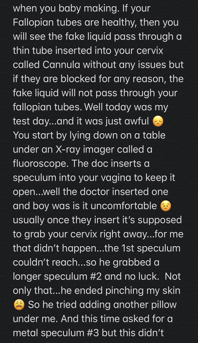 starchica21's tweet image. My story #infertility #hsgtest #ttc (1)