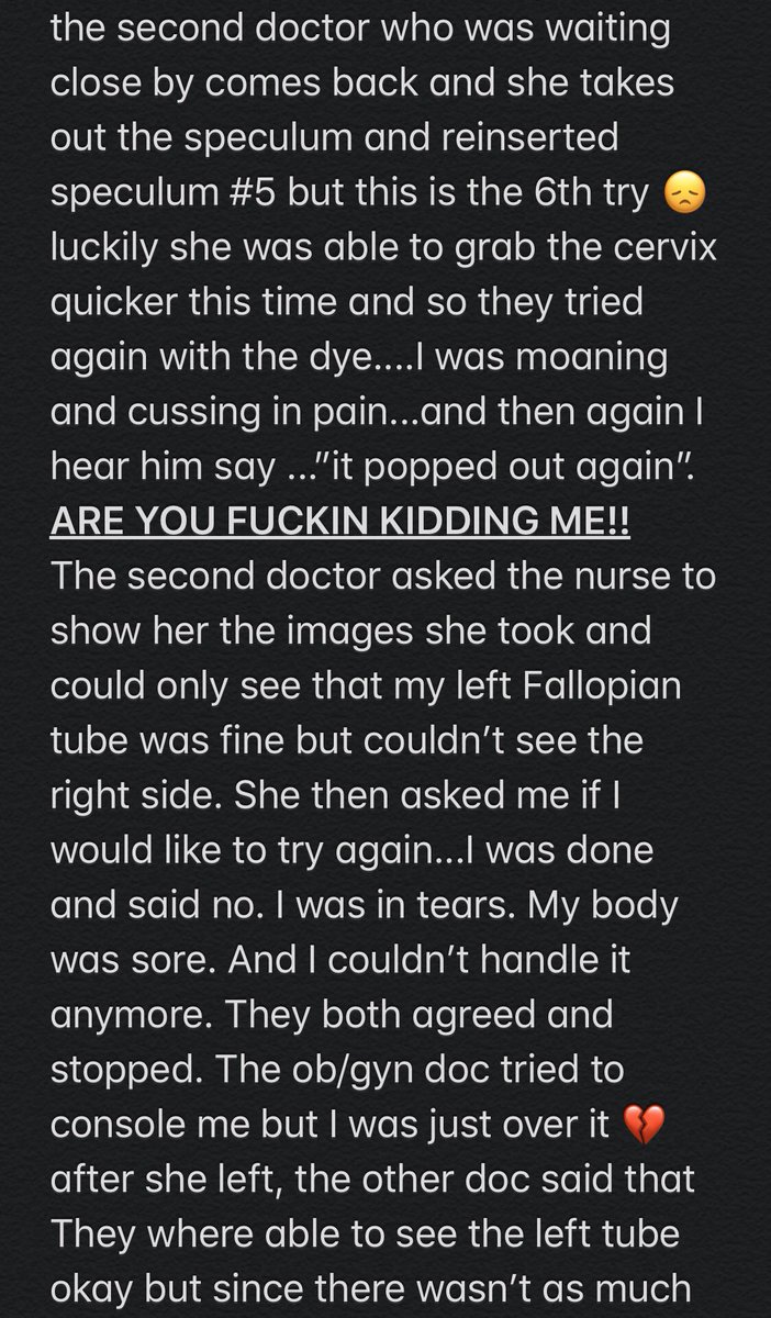 starchica21's tweet image. My story #infertility #hsgtest #ttc (1)