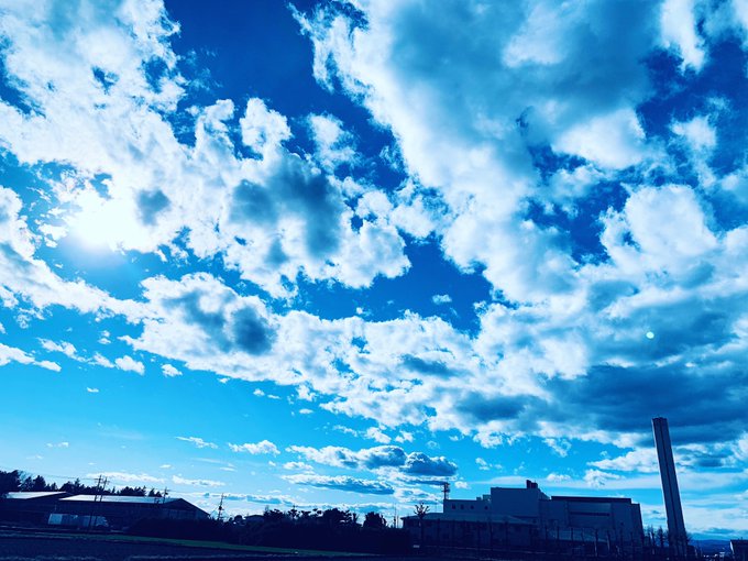 今日の雲すごい 