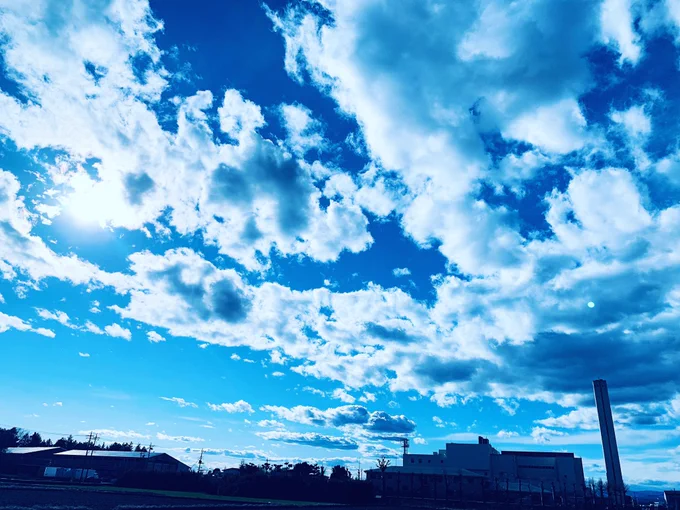 今日の雲すごい 
