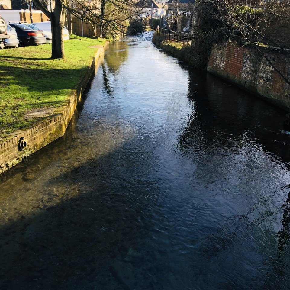OurFinestDour's tweet image. Look out for this humble chalk stream on @BBCTwo  #winterwatch tonight and see some footage of the special trout in the heart of Dover. @WCCPnews @UpontheDowns @SamphireHoe1997 @destdover @theriverstrust @SE_Rivers_Trust
