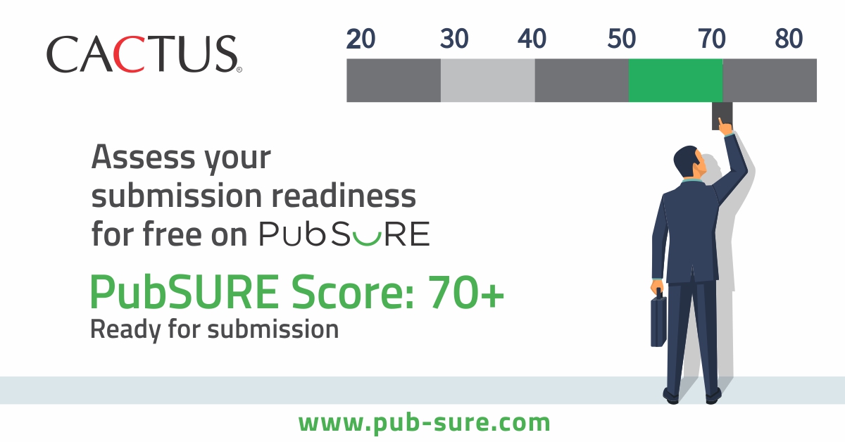 Cactusglobal's tweet photo. Crucial hours of research publication are spent in checking, formatting, referencing, structuring their manuscripts. Ensure submission readiness in a jiffy through CACTUS’ AI-based manuscript screening platform, PubSURE, for free. Visit https://t.co/nJ8pjMQxu4.

#PubSURE https://t.co/VFy57uM9og