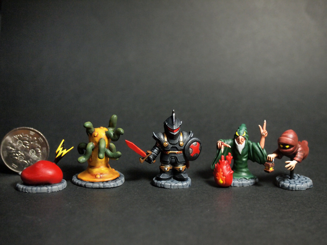 メタルフィギュアドルアーガの塔モンスターセットブラックナイト