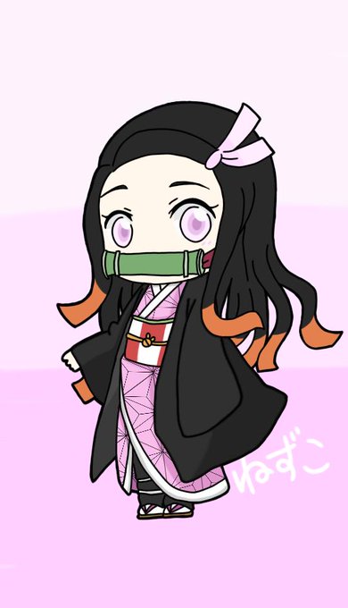 ▷▷ N e B u L a ▷▷さんがTwitterに投稿した竈門禰豆子(鬼滅の刃)のイラスト。