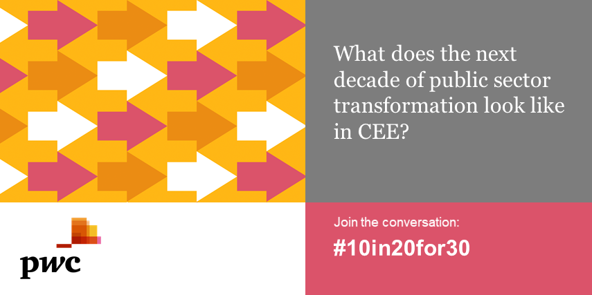 As 2020 marks a new decade, we’re looking ahead to with 10 trends that will shape Central &amp; Eastern Europe’s next stage of transformation until 2030. Join our campaign and share your views: pwc.com/c1/10in20for30 #10in20for30 <a href="/PwCCEE/">PwC Central and Eastern Europe</a>