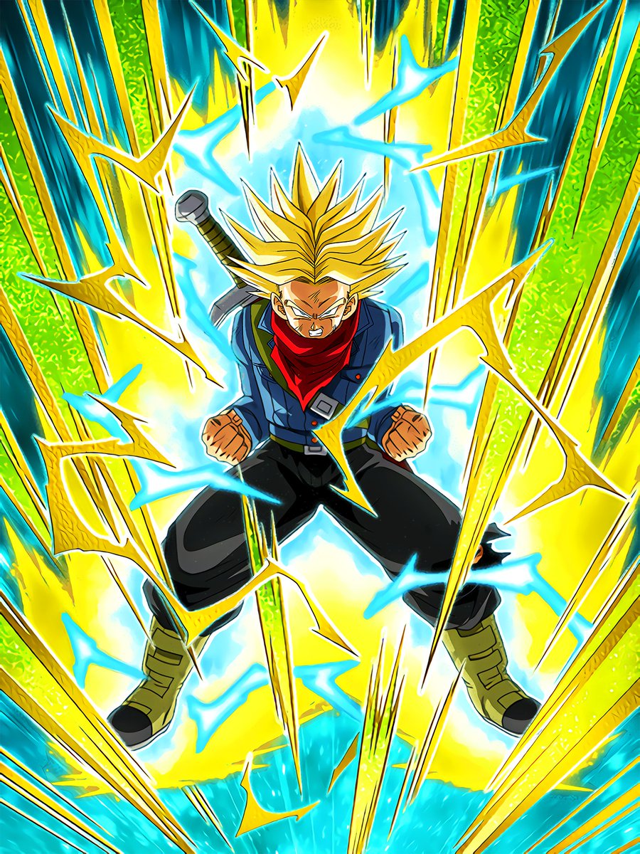 Hydros New Trunks And Mai Ssr Art Dokkanbattle Anger Resistance Super Saiyan Trunks Future Character Hd Version ドッカンバトル 怒りの抵抗 超サイヤ人トランクス 未来 Dokkanbattleglobal Dokkanbattlejp Dokkanupdate T