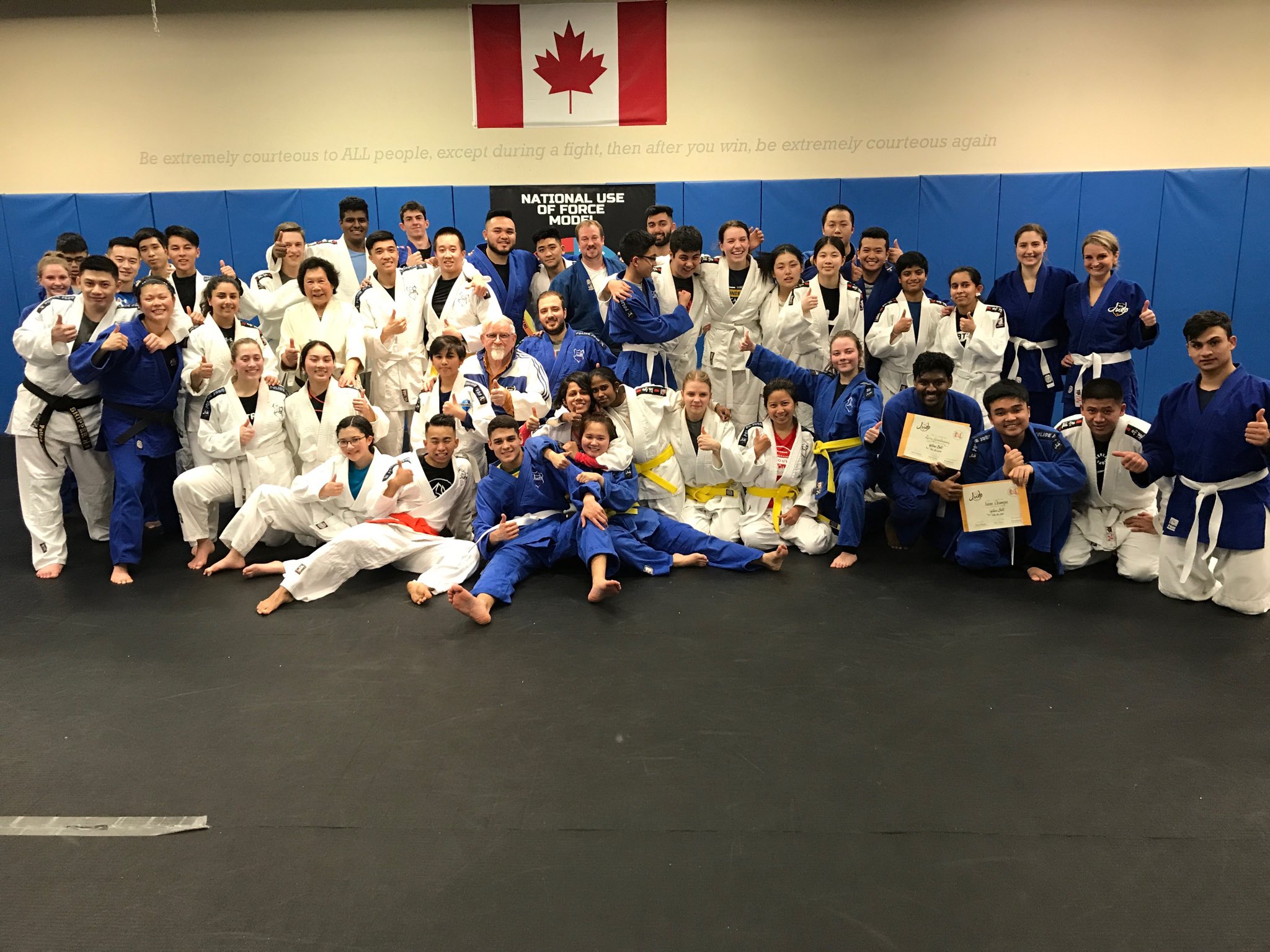Police Judo on Twitter "75 students practicing Police Judo tonight