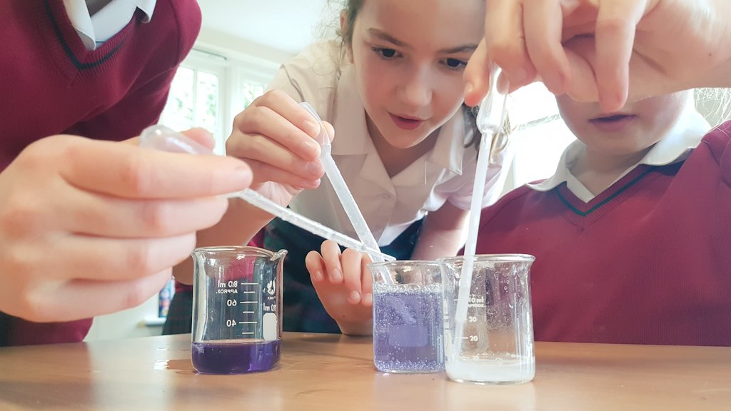 RedmaidsJuniors's tweet photo. "How is that possible?!"
Lunchtime science club were fascinated by colour changing indicators and tested various foods and drinks to see which were the most acidic. #primarySTEAM #primarysci #handsonscience https://t.co/sEon3wfV1v
