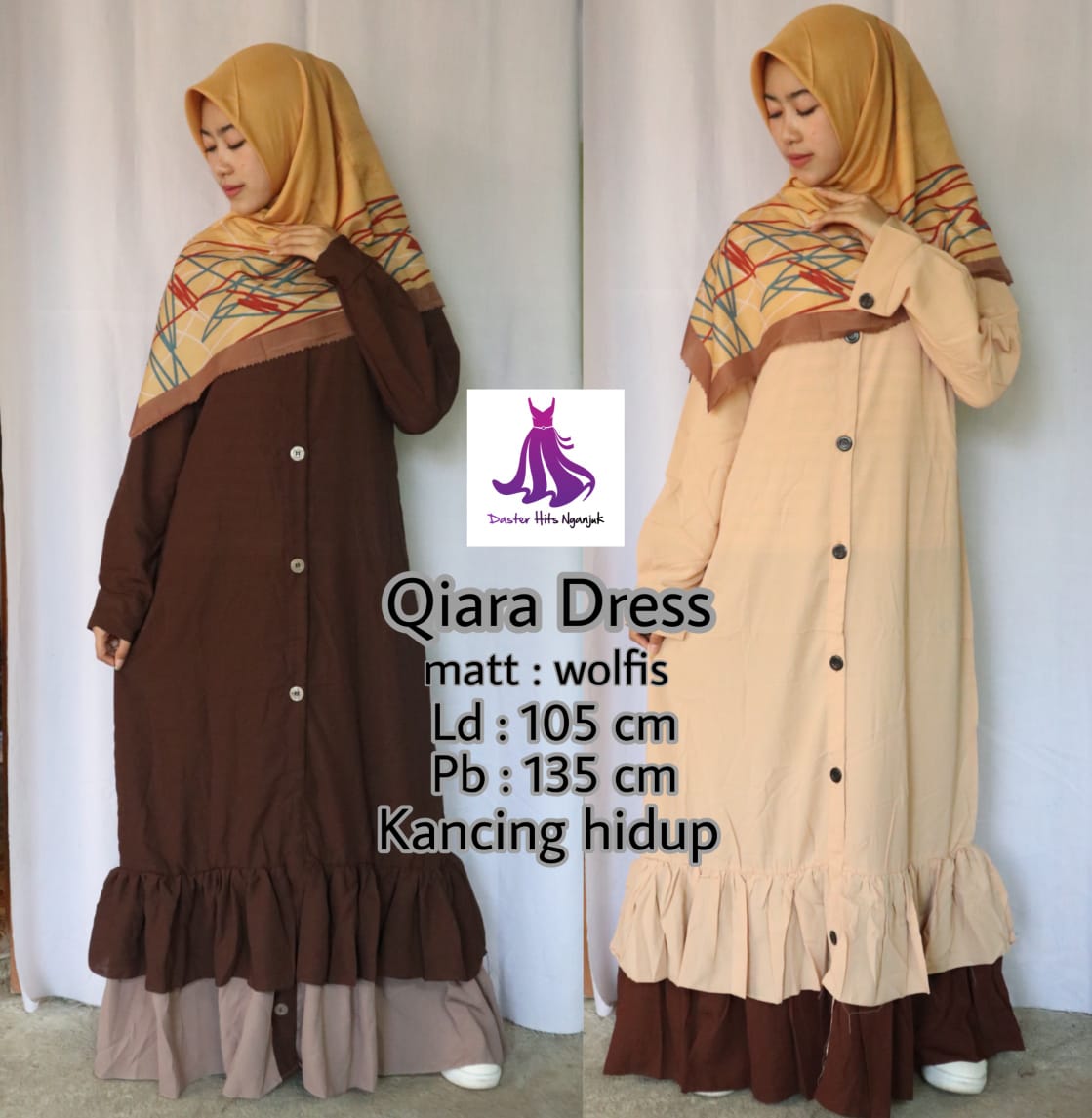 SyaStore's tweet photo. Qiara Dress
Matt wolfis
Ld 105cm
Pb 135
Kancing hidup

harga 90.000 https://t.co/9ietr2YKL1