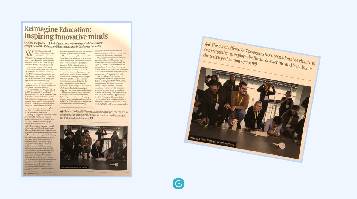 Eventera1's tweet image. Throwback to #Reimagine19. In this photo, our Co-founders Petros and Jana in an active learning workshop. ✨ 

#Edvolution #ReimagineEducation #Edtech #Eventera #Livestreaming