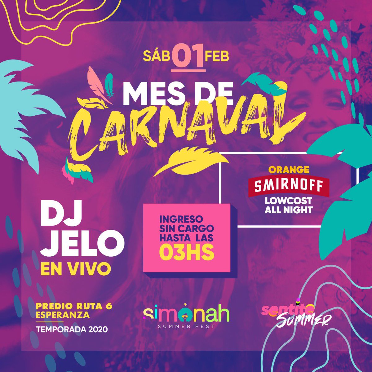 SIMONAHDISCO's tweet photo. #SAB01 #SimonahSummerFest #MesDeCarnaval #DjJelo #Free03Hs 🎉🎊🎉🎊🎉🎉🎊🎉🎊🎉🎊🎉🎊
@erikmerki @emiherreraaa @DjPicantee @DjJelook @ClaudioWeppler @CaliOk3 🎊🎉🎊🎉🎊🎉🎊🎉🎊🎉🎊 https://t.co/idfopOnROz