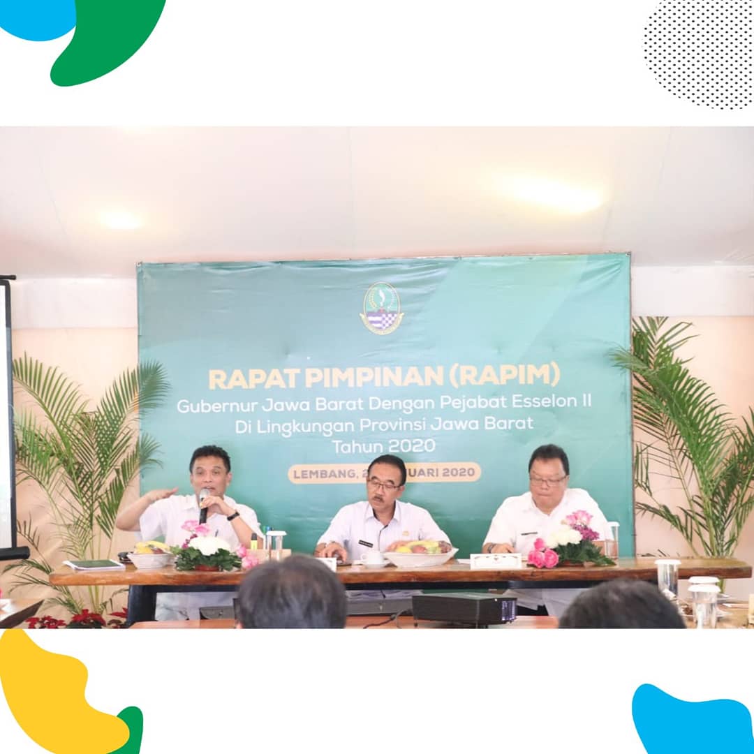 dpmdesajbr's tweet photo. Rabu (29/1) Bertempat di Lembang Kab. Bandung Barat, Kepala Dinas Pemberdayaan Masyarakat dan Desa Provinsi Jawa Barat menghadiri Rapat Pimpinan (Rapim) Gubernur Jawa Barat dengan Pejabat Eselon II di Lingkungan Pemerintah Provinsi Jawa Barat Tahun 2020 https://t.co/ra4hlodpbw