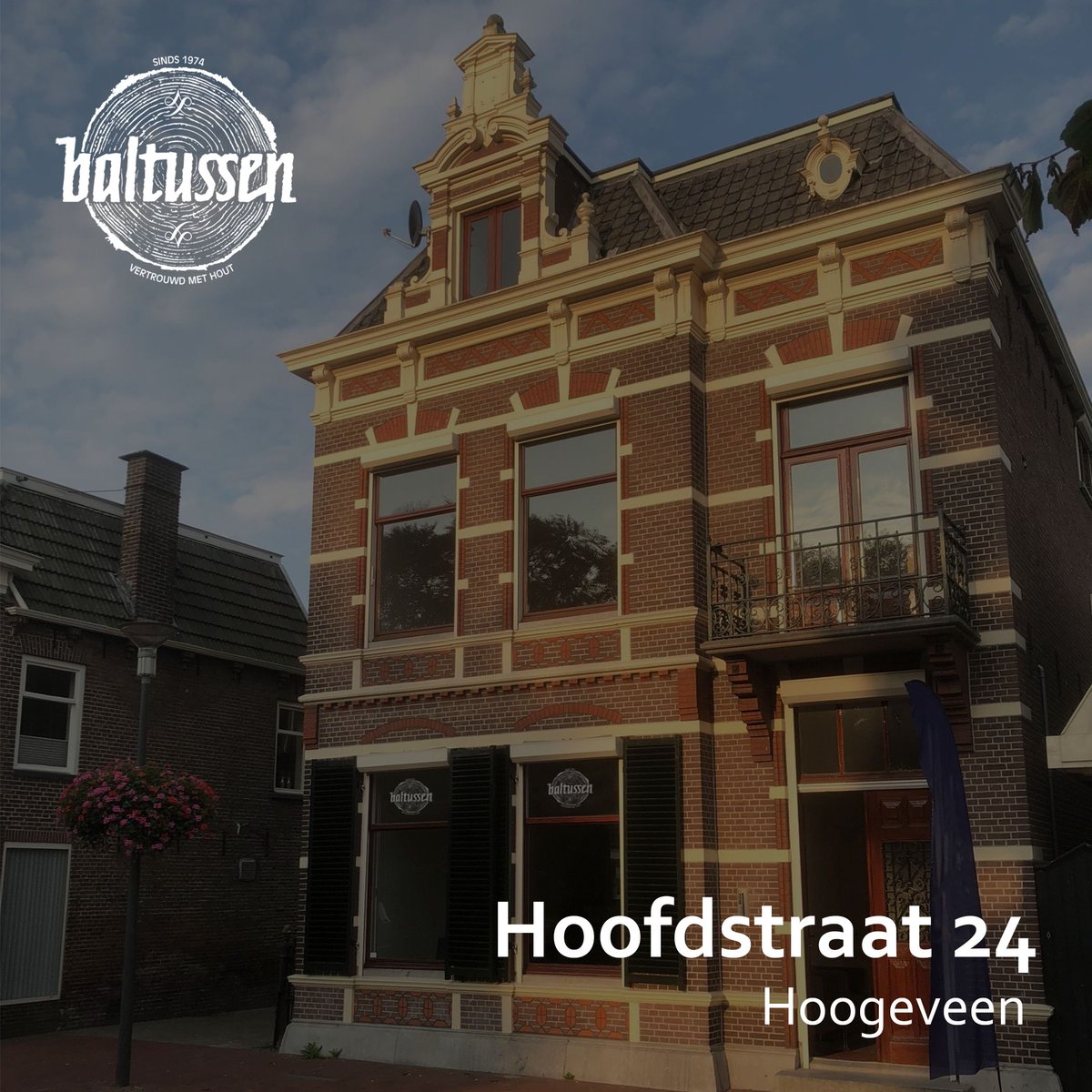 Baltussen Parket is verhuisd! Onze showroom bevindt zich vanaf vandaag aan de Hoofdstraat 24 in Hoogeveen.